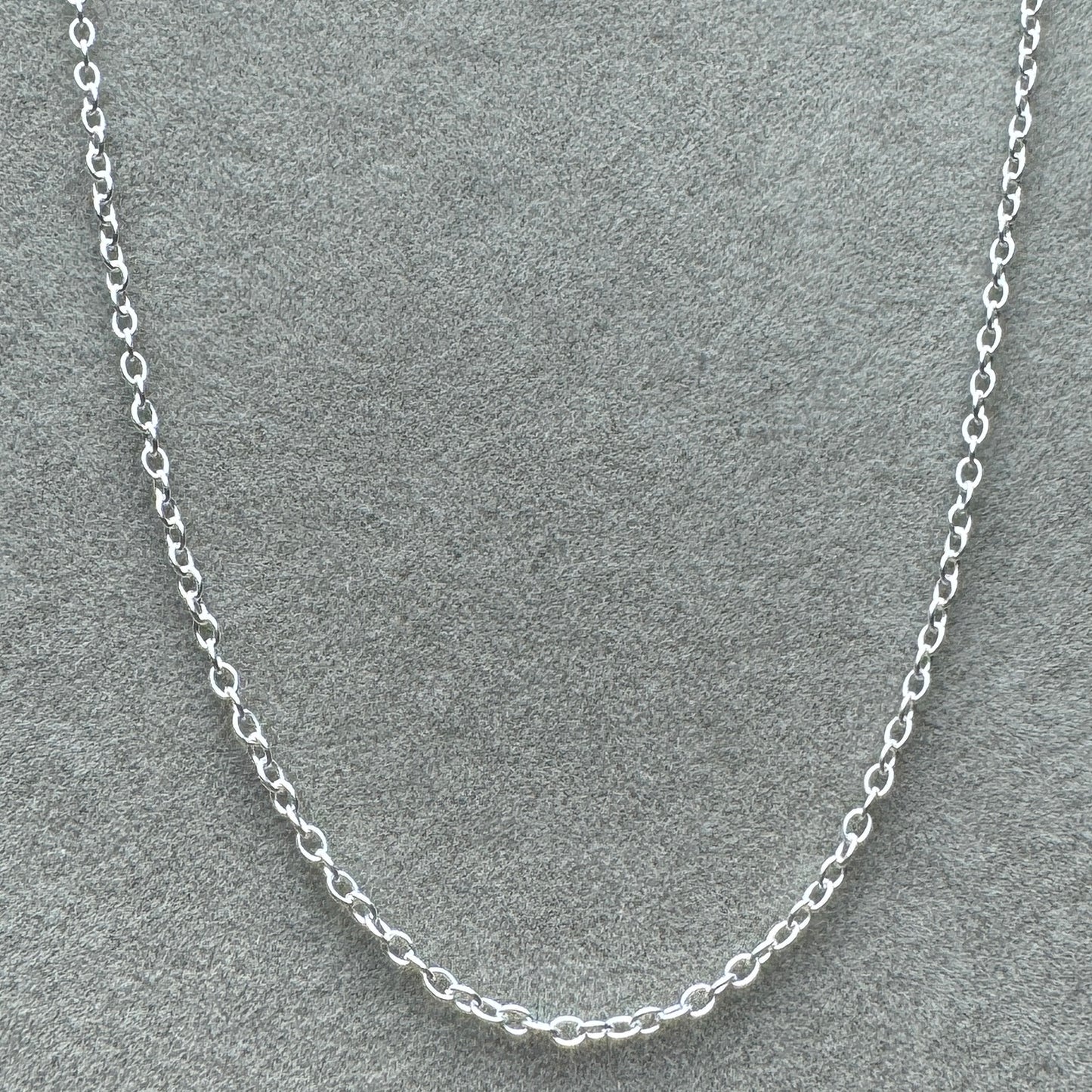 Collar Cadena De Cable 60 cm (Ajustable A 57 y 54 cm)