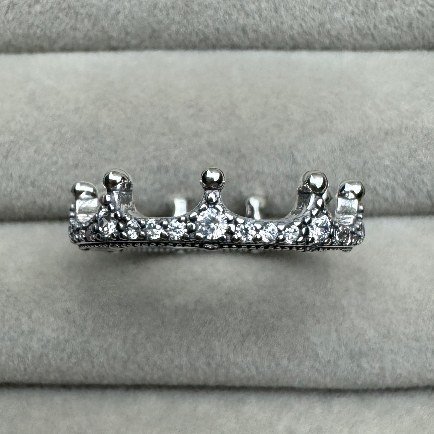 Anillo Corona Pavé