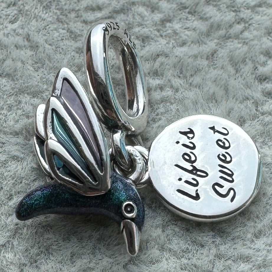 Charm Colgante Colibrí