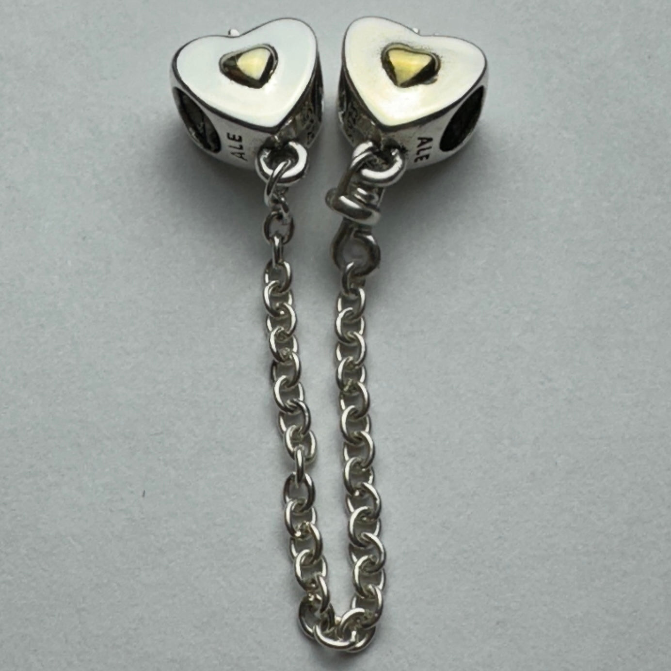 Cadena De Seguridad Corazones Con Corona