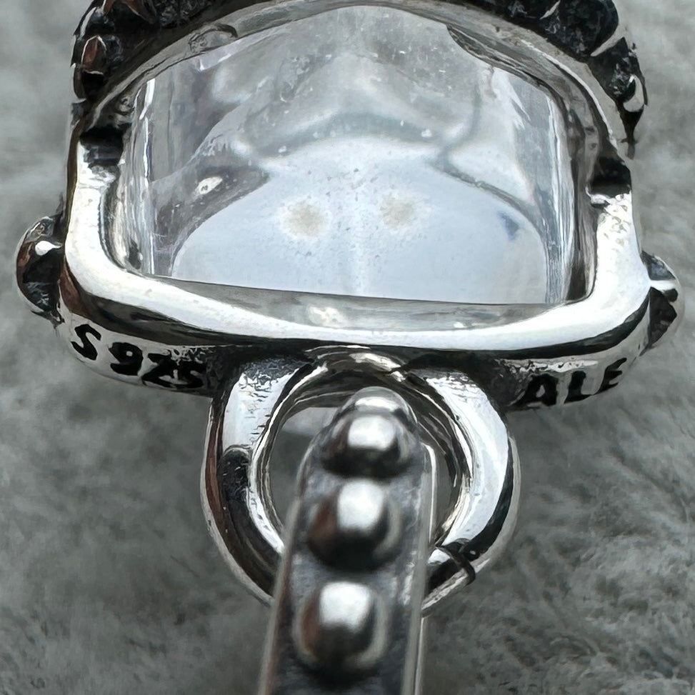 Charm Colgante Cuarzo Blanco