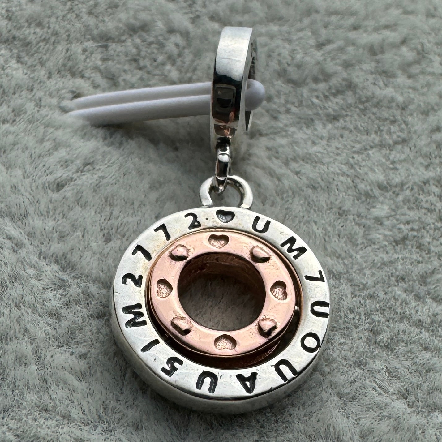 Charm Colgante Dos Tonos