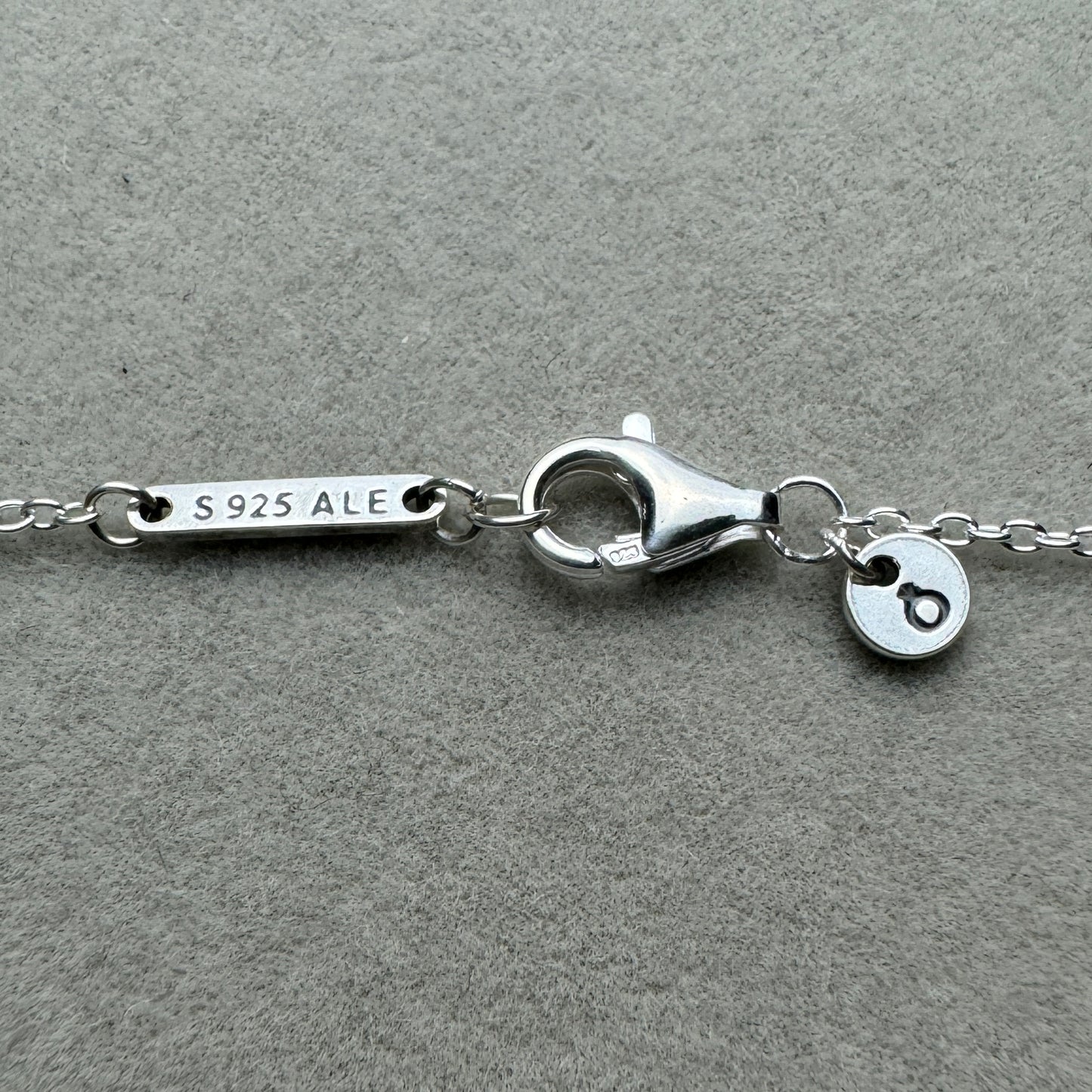 Collar Corazón Elevado Brillante Piedra Rosa 45 cm (Ajustable A 40 cm)