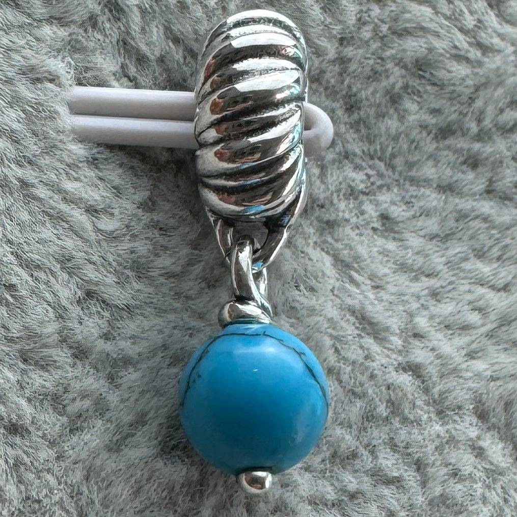 Charm Colgante Azul Turquesa