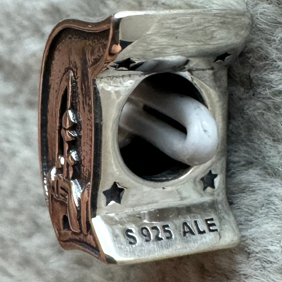 Charm Letra D Opalescente Disney Parks