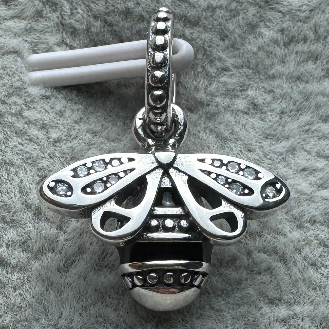 Charm Colgante Abeja Brillante
