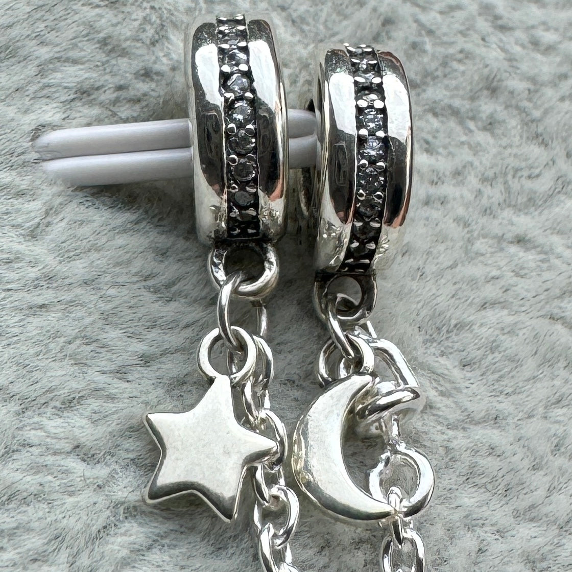 Cadena De Seguridad Luna y Estrella