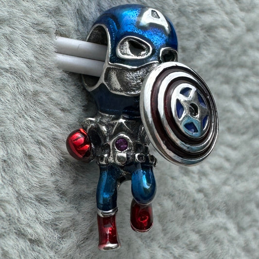 Charm Capitán América De Los Vengadores Marvel