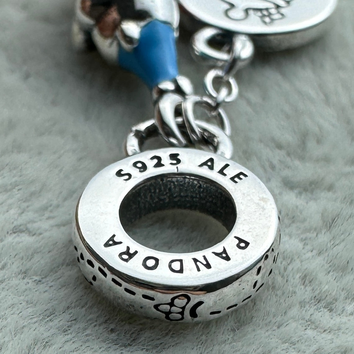 Charm Colgante Doble Winnieh Pooh Feliz Cumpleaños