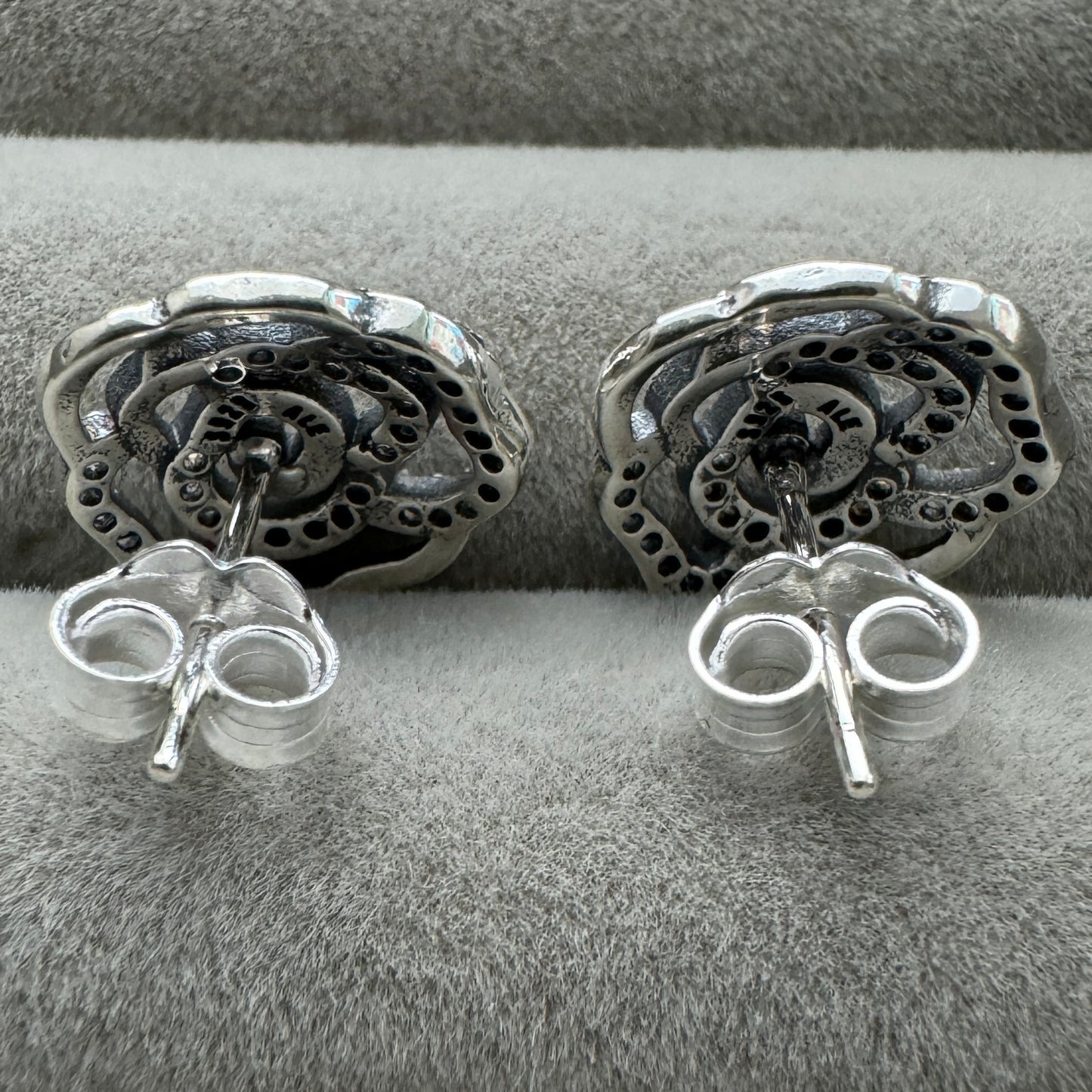 Aretes Flores Brillantes 2