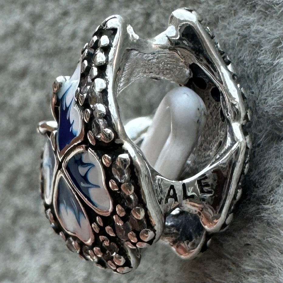 Charm Mariposa Azul Brillante