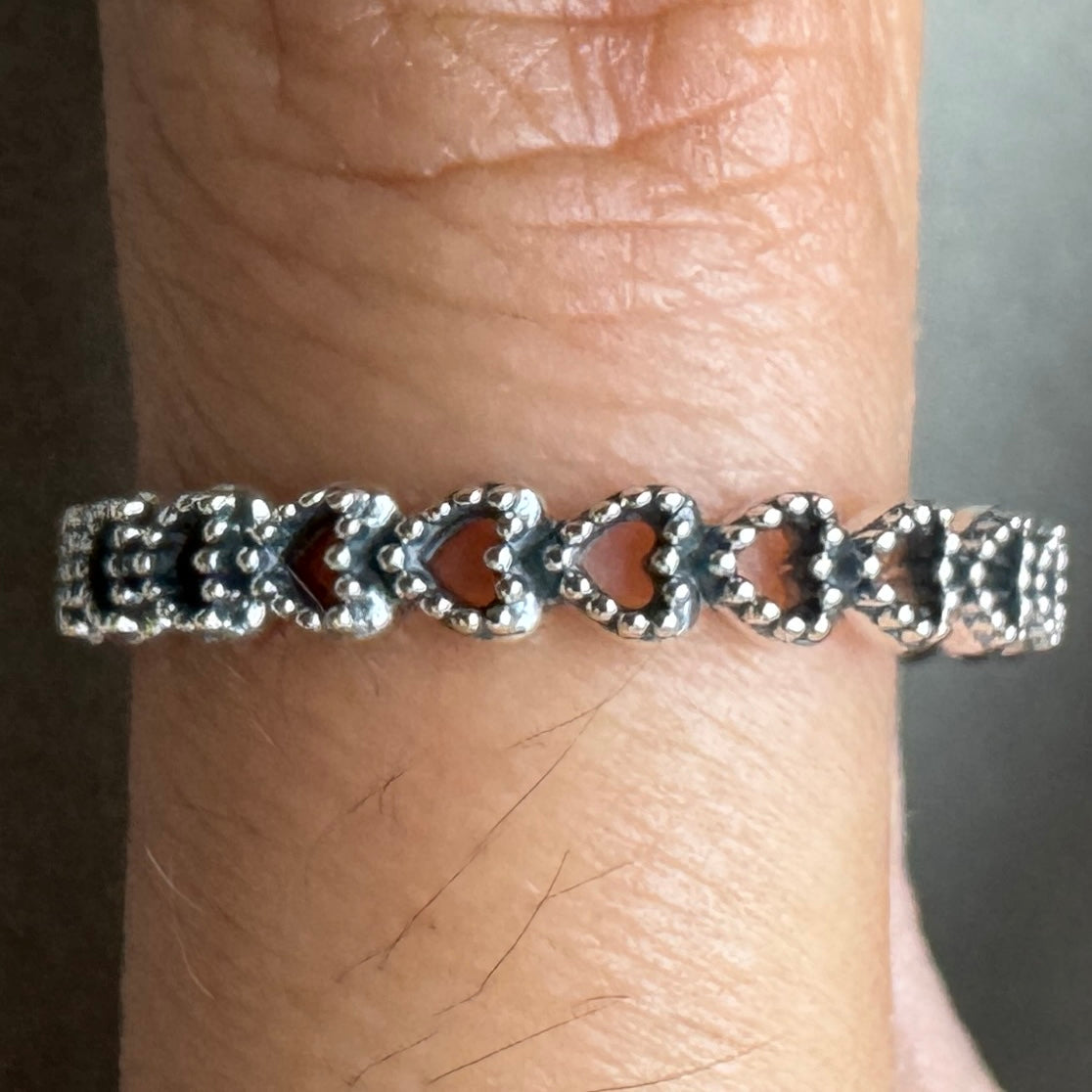 Anillo Corazones Entrelazados