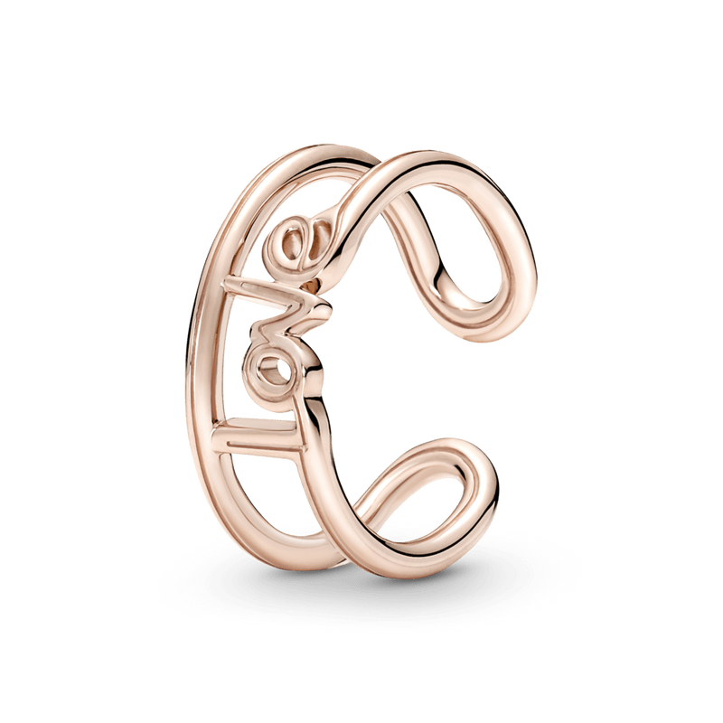 Anillo Abierto Love Oro Rosa