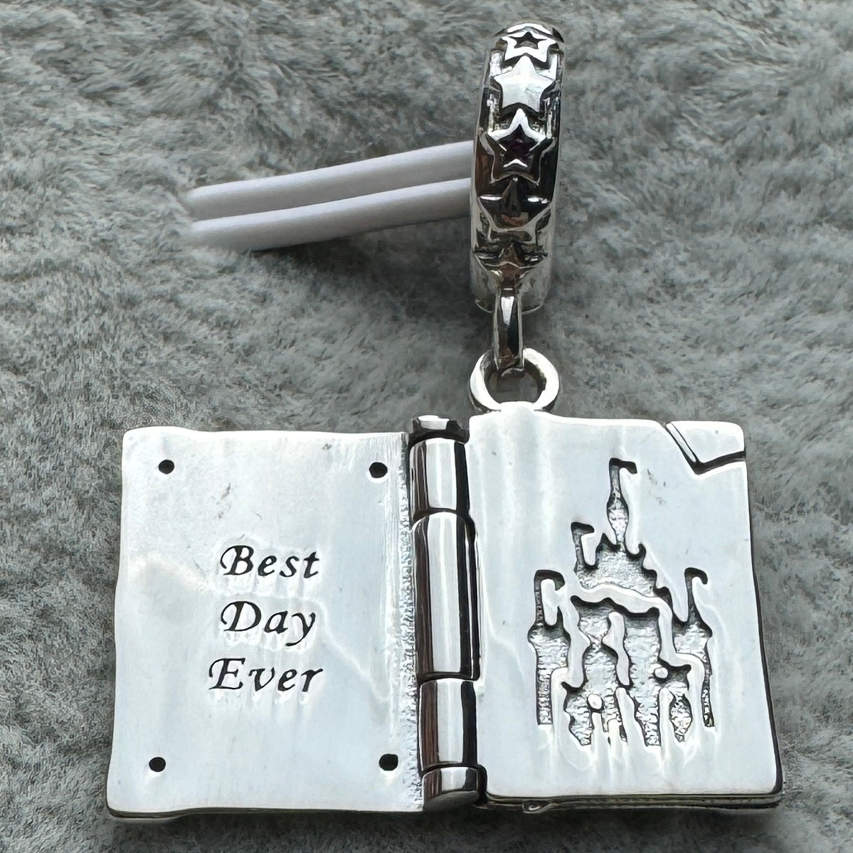 Charm Colgante Libro Que Se Abre Nuestras Vacaciones Mágicas Disney Parks