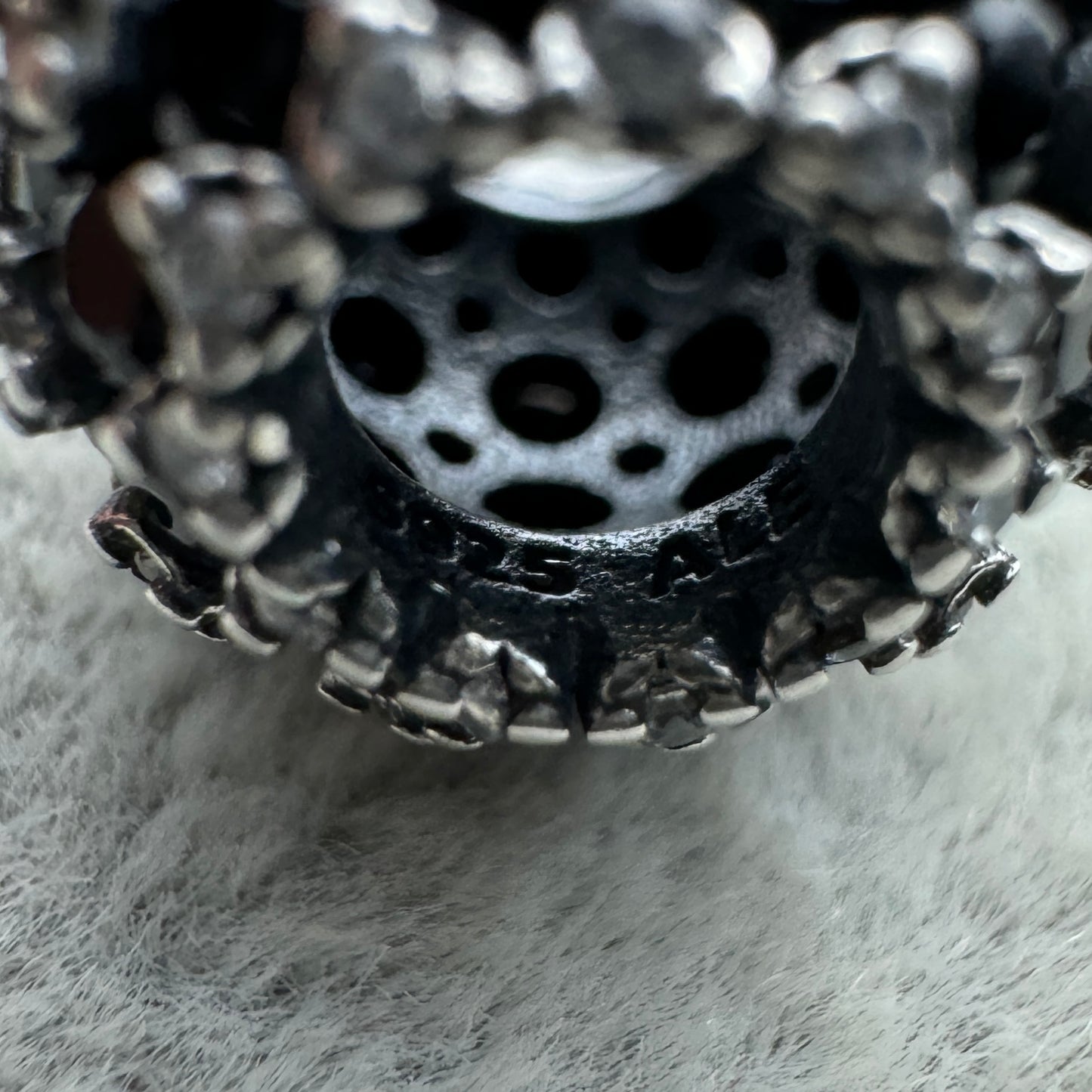 Charm Esfera Pavé Brillante Negro