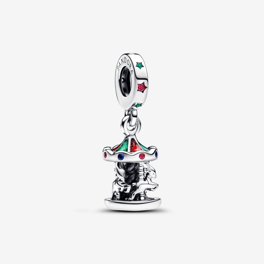 Charm Colgante Carrusel Giratorio