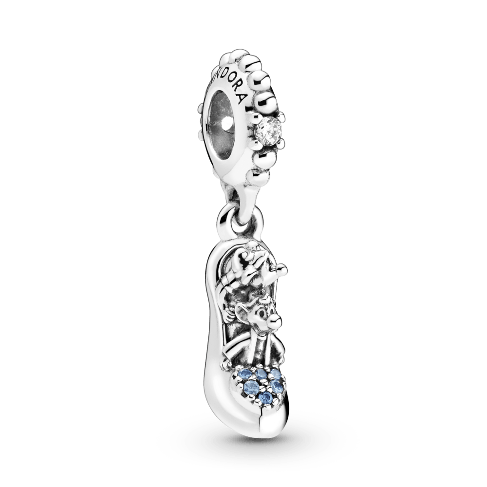 Charm Colgante Zapatilla Y Ratones De Princesa Cenicienta Disney