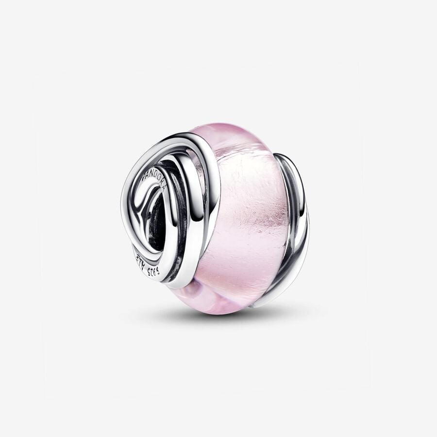 Charm Murano Rosa Mamá