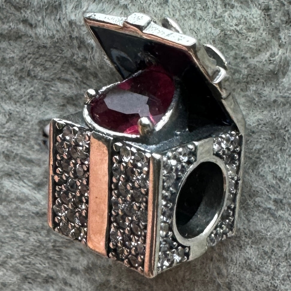 Charm Caja De Regalo Brillante Pandora 3