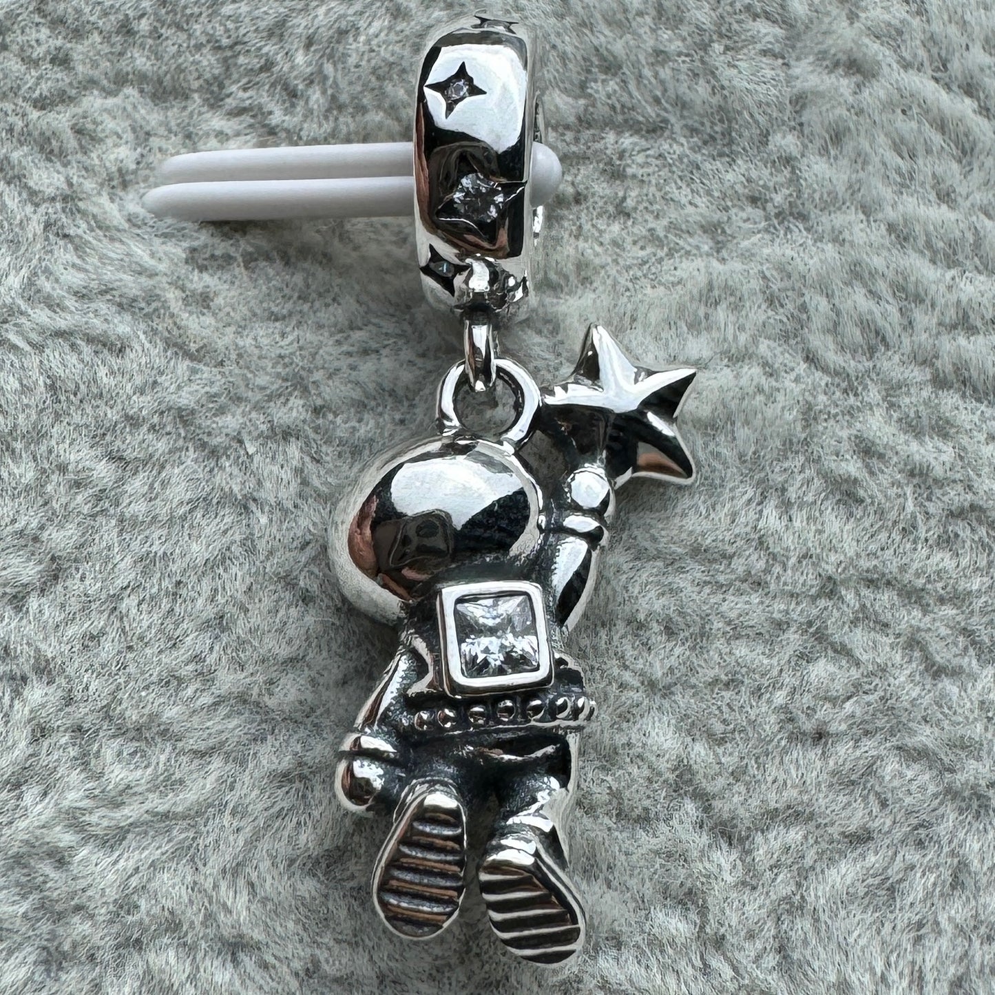 Charm Colgante Astronauta En La Galaxia Pandora Vista Del Costado