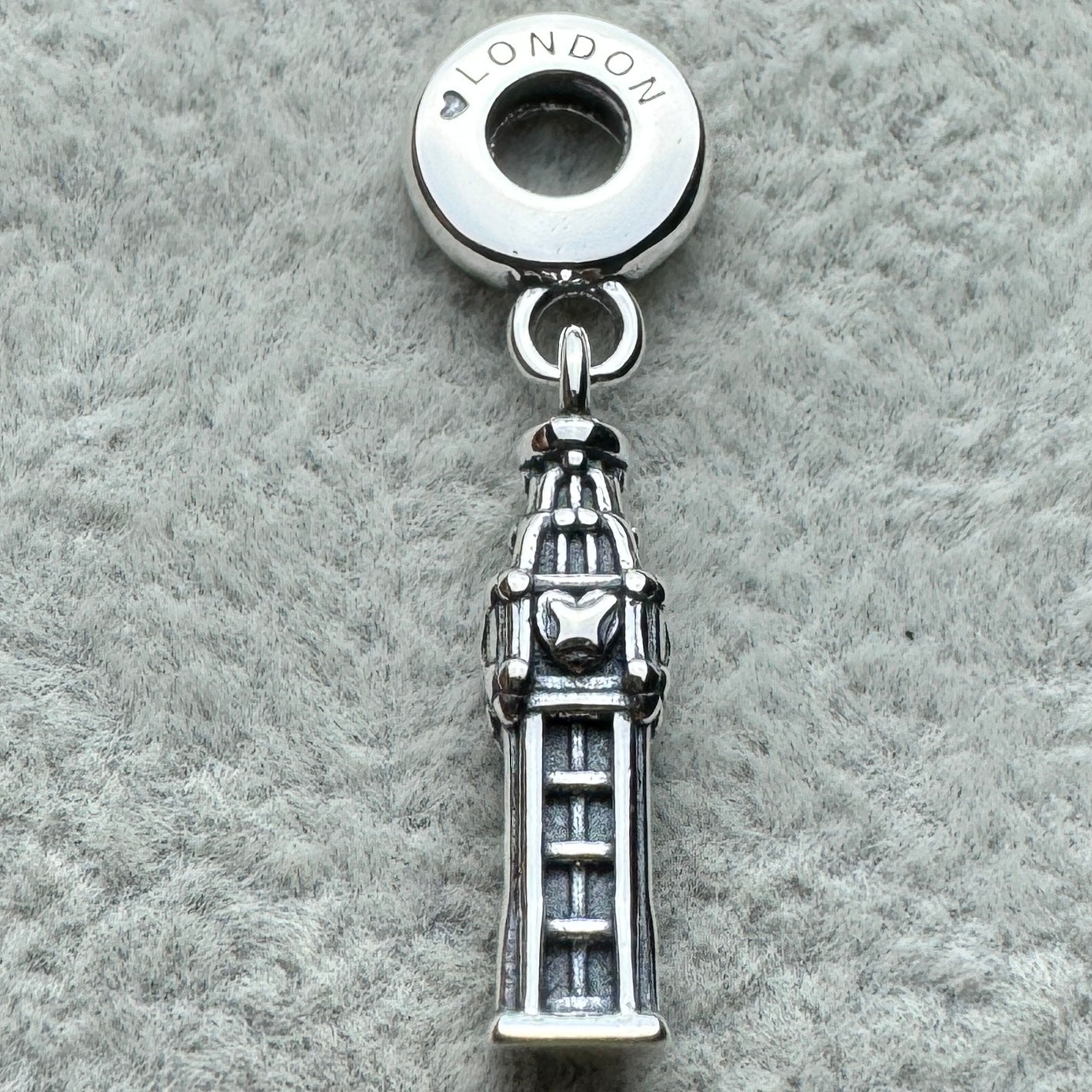 Charm Colgante Big Ben Londres Vista Trasera