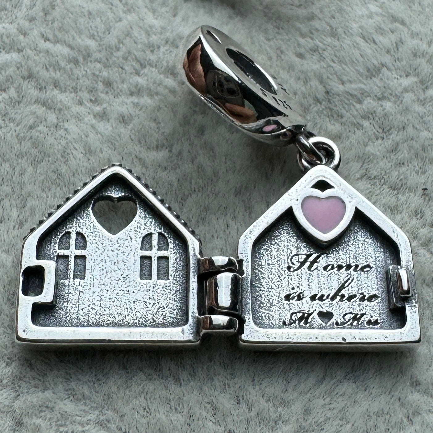 Charm Colgante Casa Que Se Abre Pandora Vista Abierto