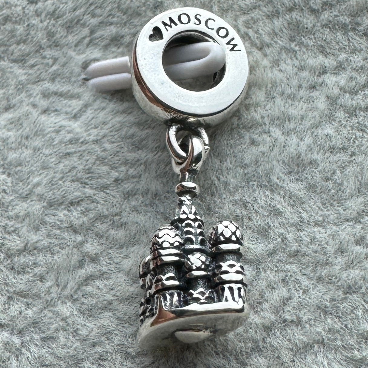 Charm Colgante Catedral De San Basilio Moscú Rusia Pandora Vista Del Costado