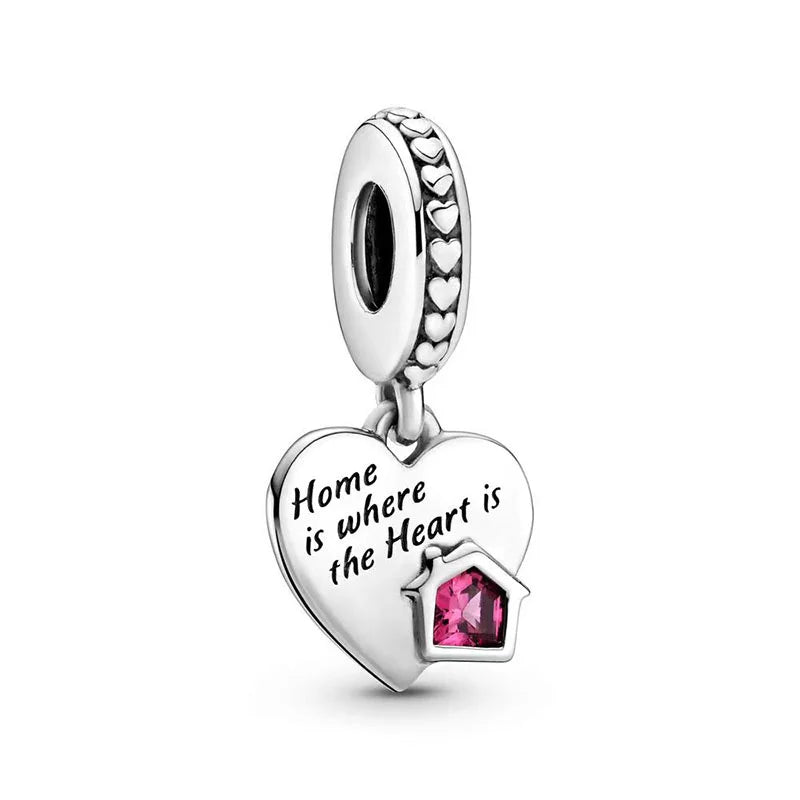 Charm Colgante Corazón Casa Home Is Where The Heart Is Pandora