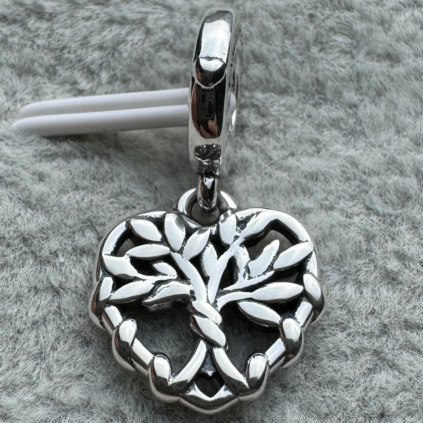 Charm Colgante Corazón Árbol Familiar Pandora Vista Desde Atrás