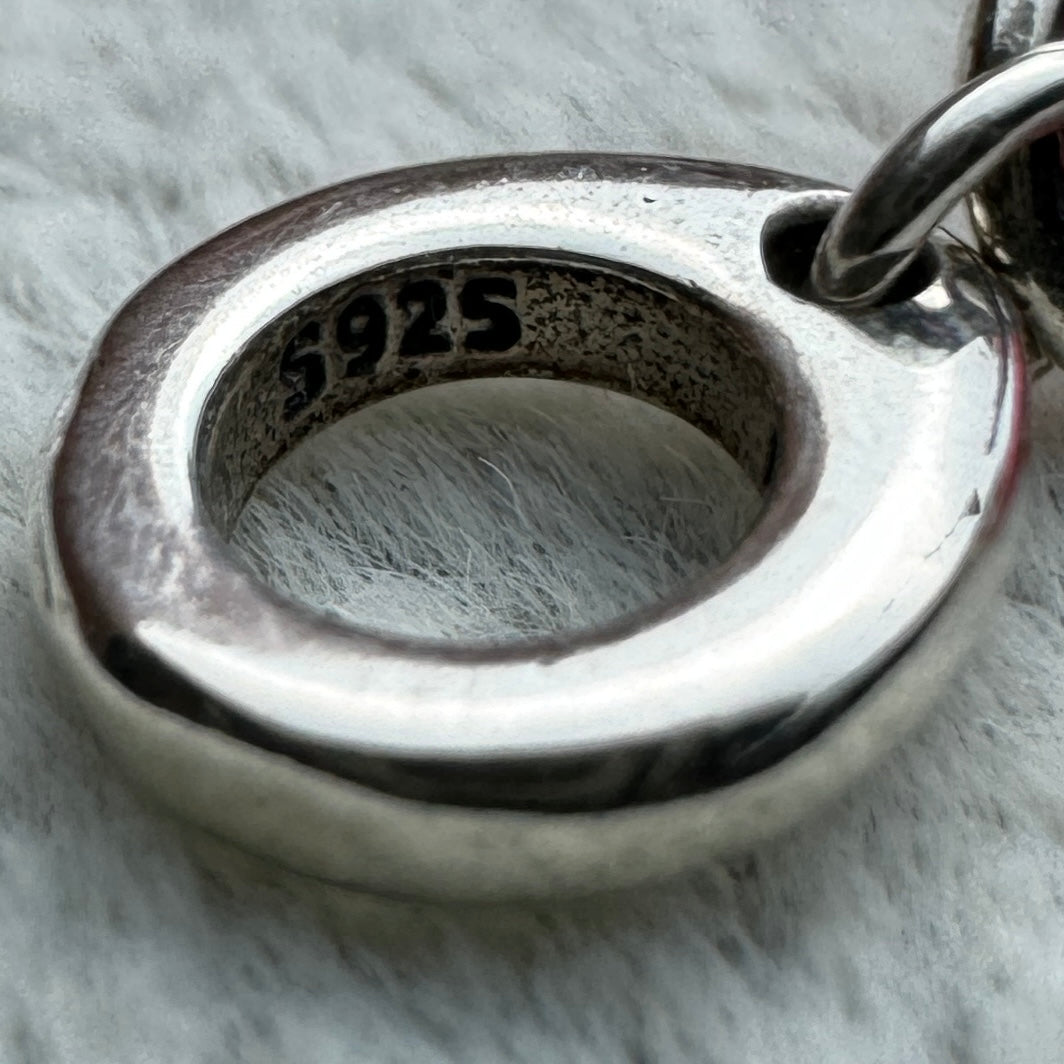 Charm Colgante Corazón Rojo Pandora Parte Del Aro