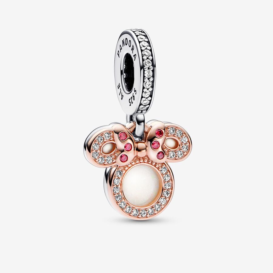 Charm Colgante Doble Silueta Minnie Disney Pandora Vista