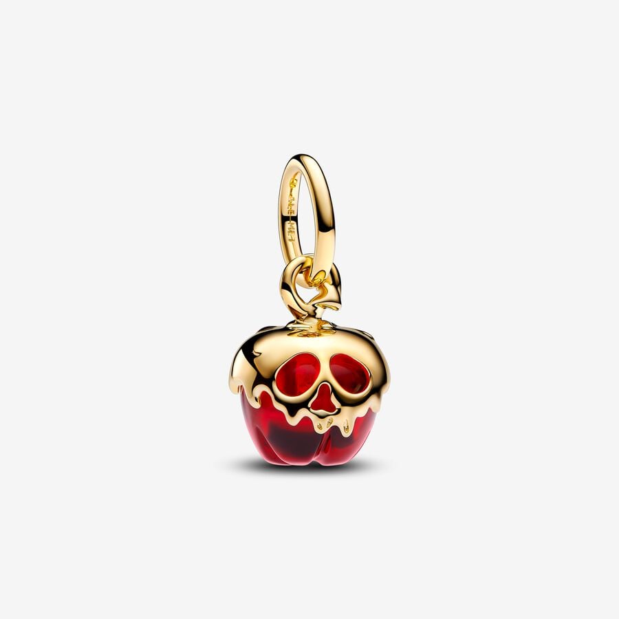 Charm Colgante Manzana Blanca Nieves Reina Malvada Villanos De Disney
