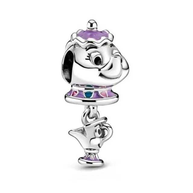 Charm Colgante Señora Potts Y Chip La Princesa Bella y La Bestia Disney Pandora