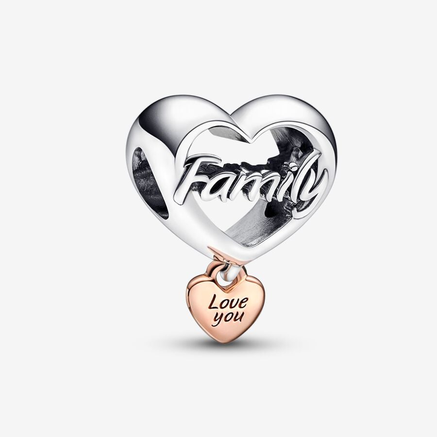 Charm Corazón Te Quiero Familia Pandora