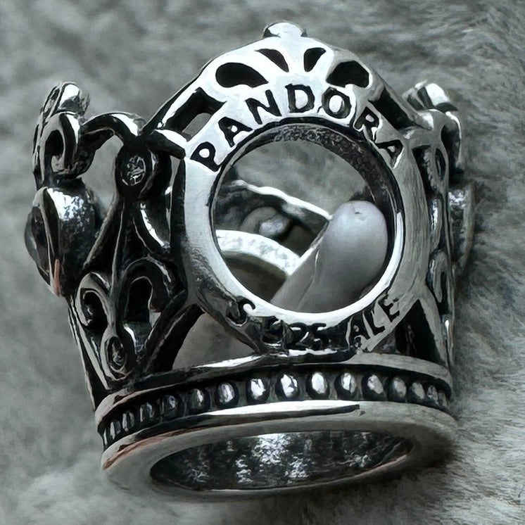 Charm Corona Princesa Disney 3 Pandora Vista Del Costado