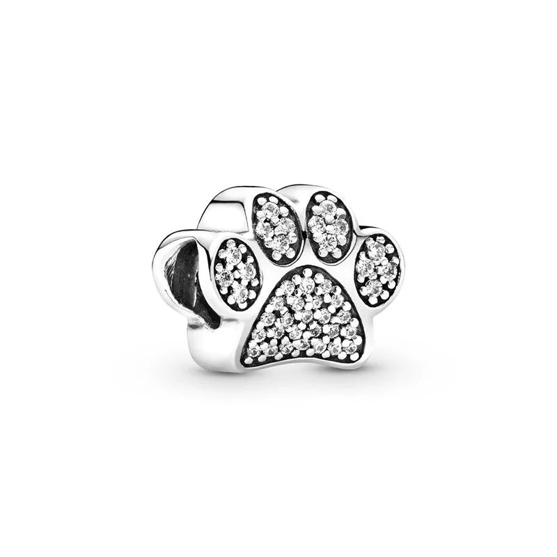 Charm Huella De Perro Brillante Pandora
