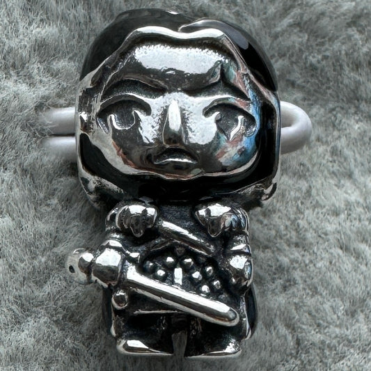 Charm Jon Snow De Juego De Tronos Game Of Thrones Pandora Vista Frontal