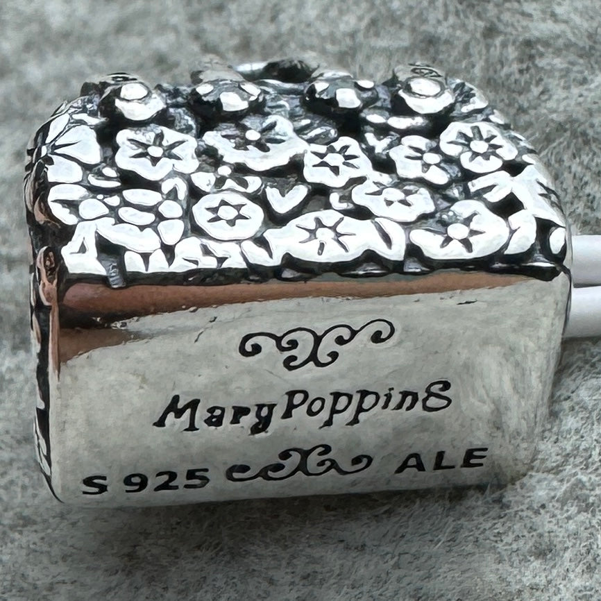 Charm Maleta Flores Mary Poppins Disney Pandora Vista Desde Abajo