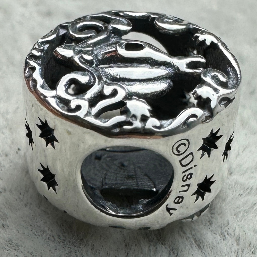 Charm Redondo Carruaje Princesa Cenicienta Disney Vista Lateral