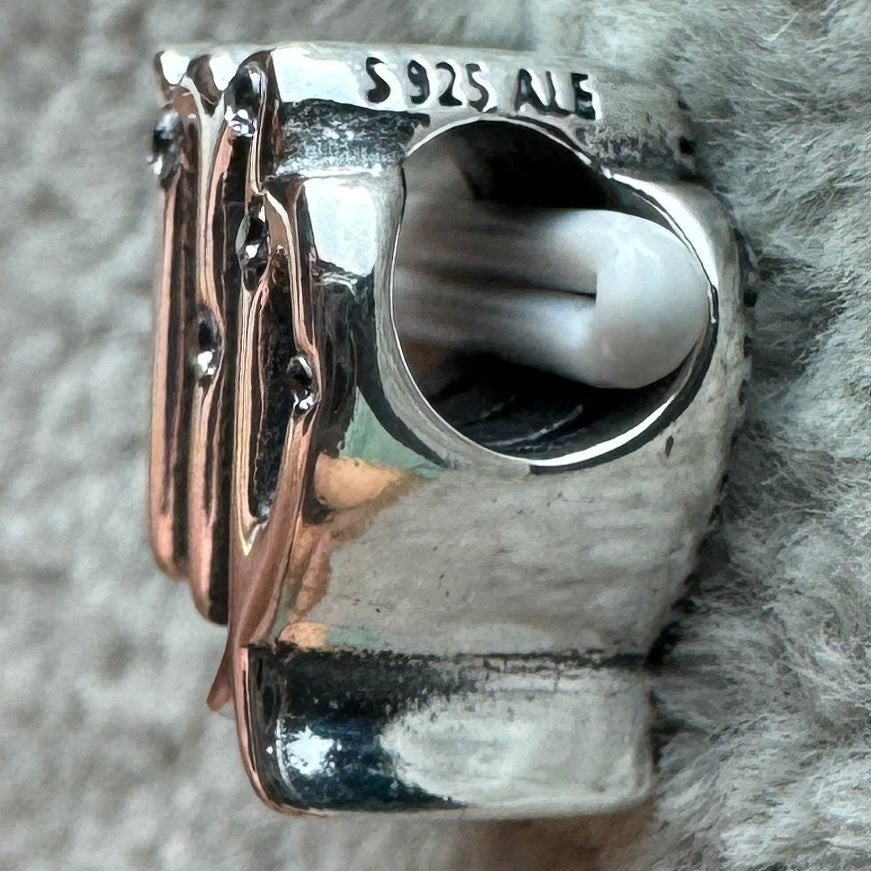 Charm Signo Del Zodiaco Virgo Brillante Pandora Vista Lateral