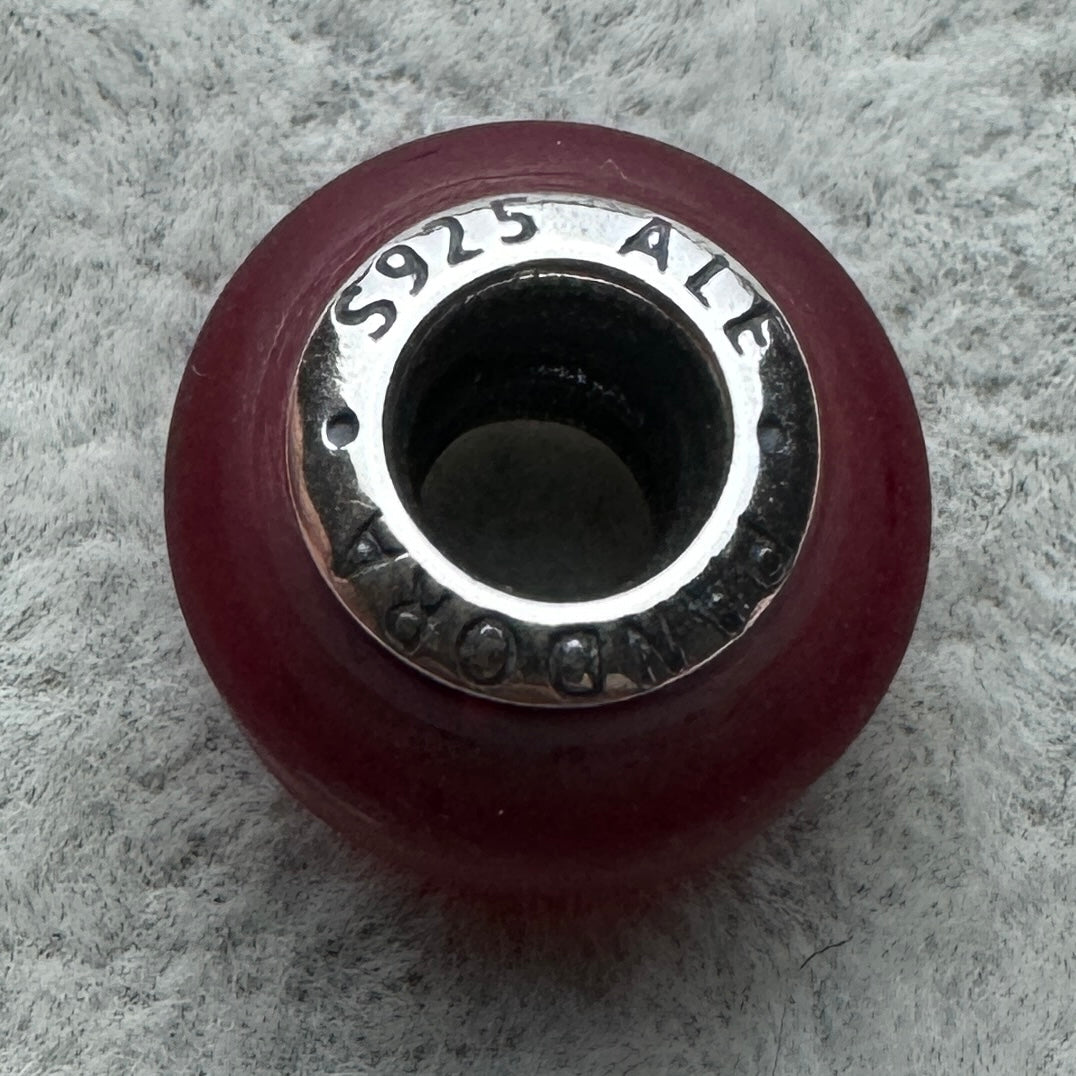 Charm Cristal Murano Rojo