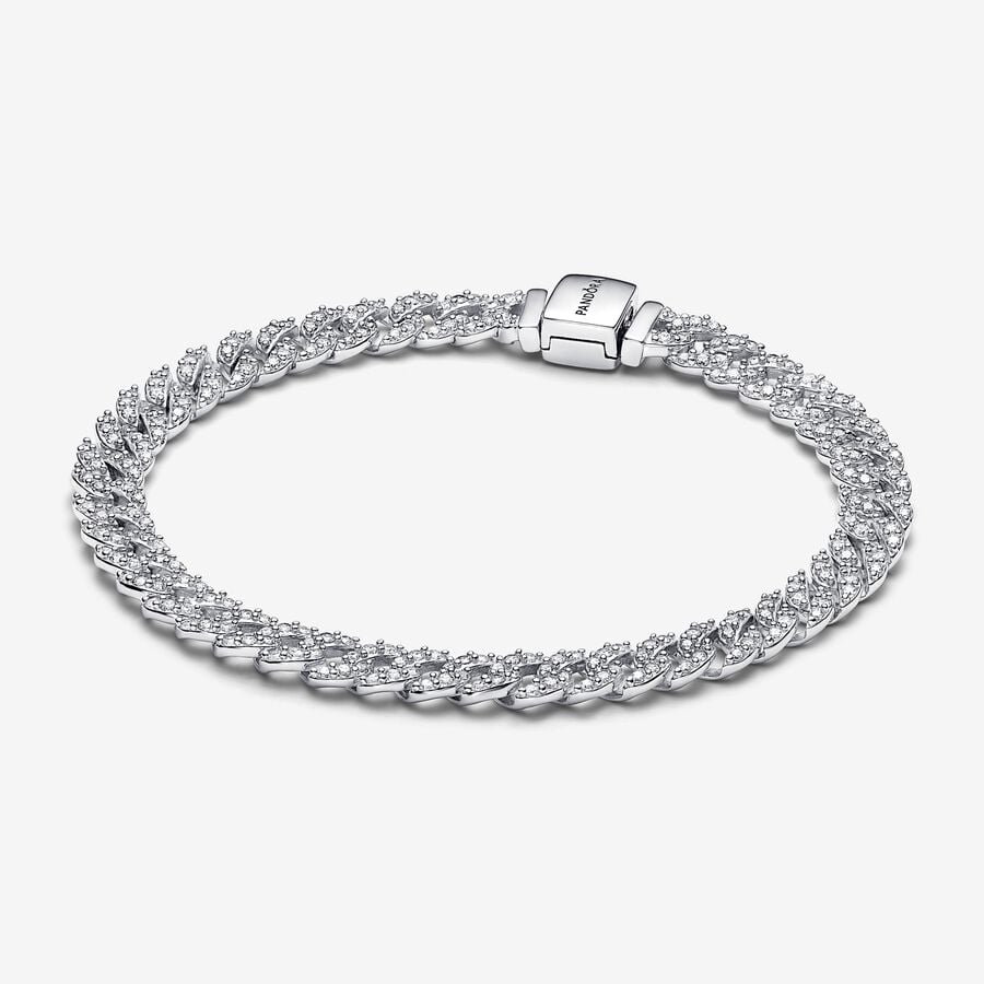 Brazalete Cubano Con Pavé