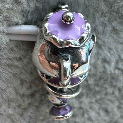 Charm Colgante Señora Potts Y Chip La Princesa Bella Y La Bestia Disney