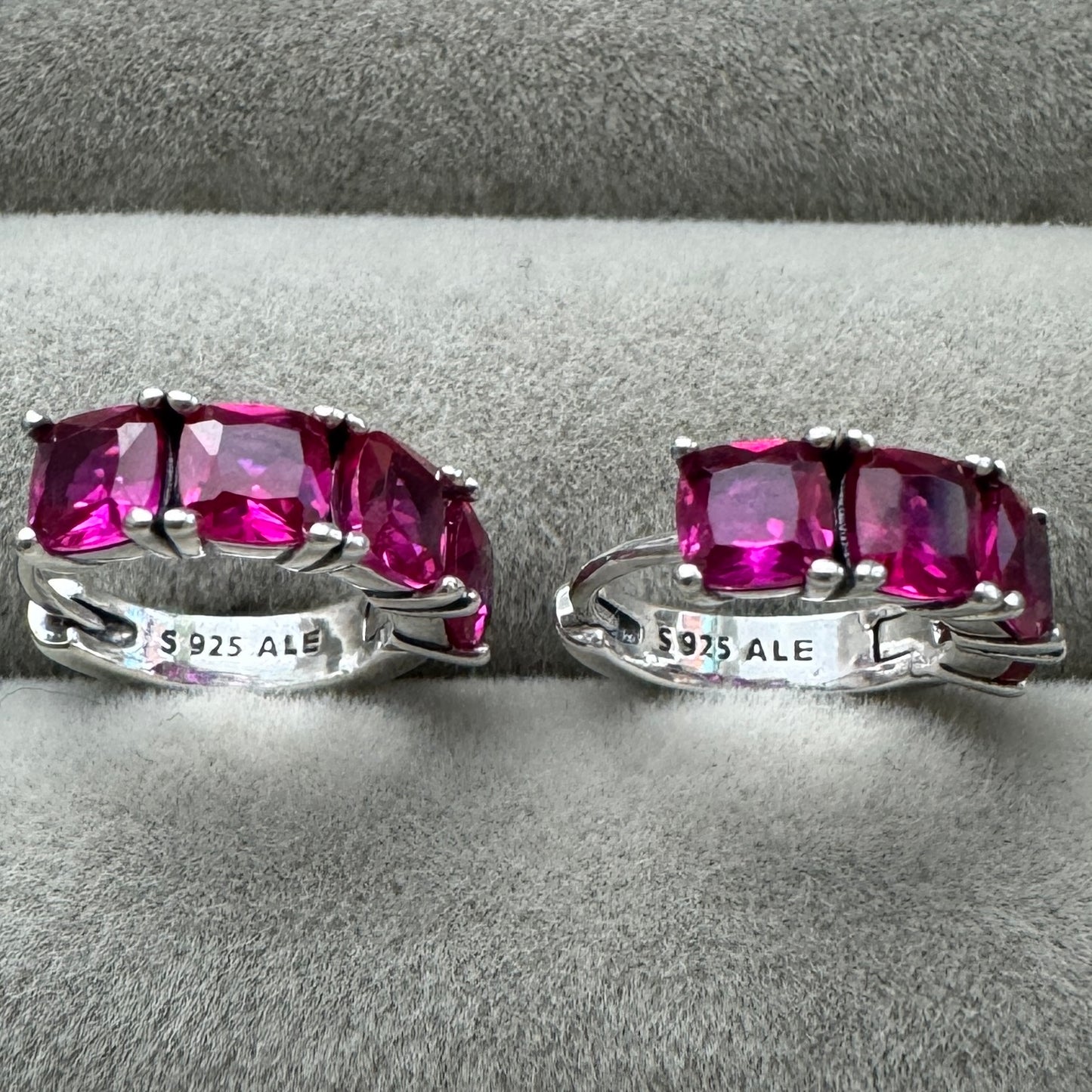 Aretes De Aro Rosa