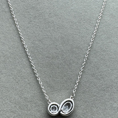 Collar Doble Halo Brillante 45 cm (Ajustable A 44, 42 Y 39 cm)