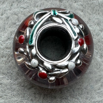 Charm Cristal De Murano Caramelo Navidad