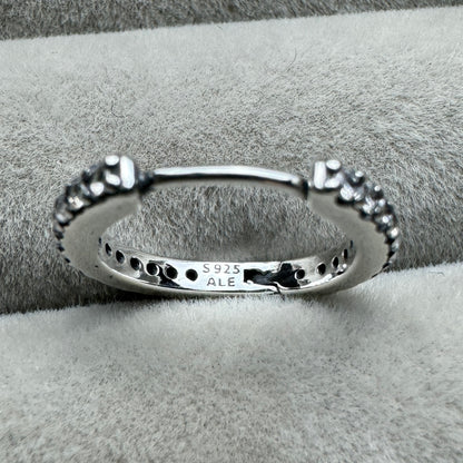 Aretes Halo Rojo Brillante