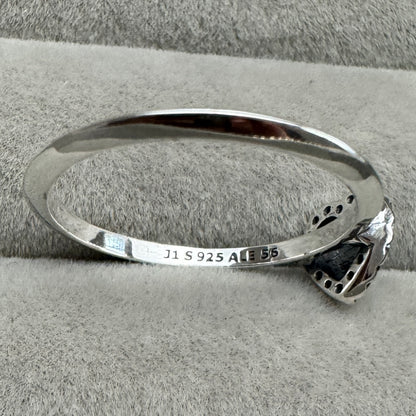 Anillo Halo Y Corazón