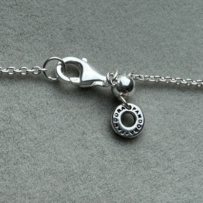 Collar Disco Brillante 70 cm (Ajustable Al Largo Deseado)