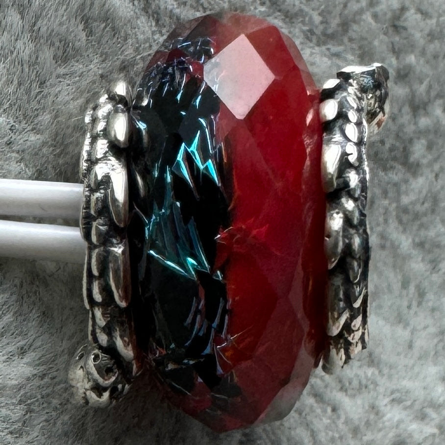 Charm Murano Doble Dragones De Hielo y Fuego Game Of Thrones